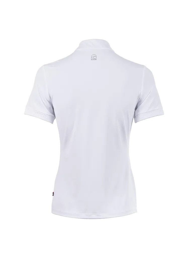 Turniershirt Caval Comp Halfzip Shirt - white