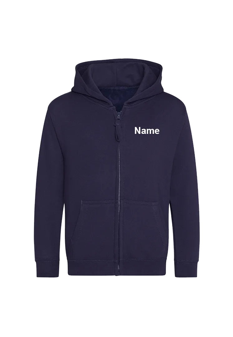 Zip-Hoodie Kinder - navy