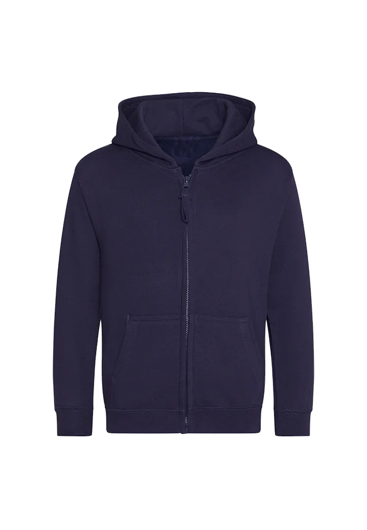 Zip-Hoodie Kinder - navy