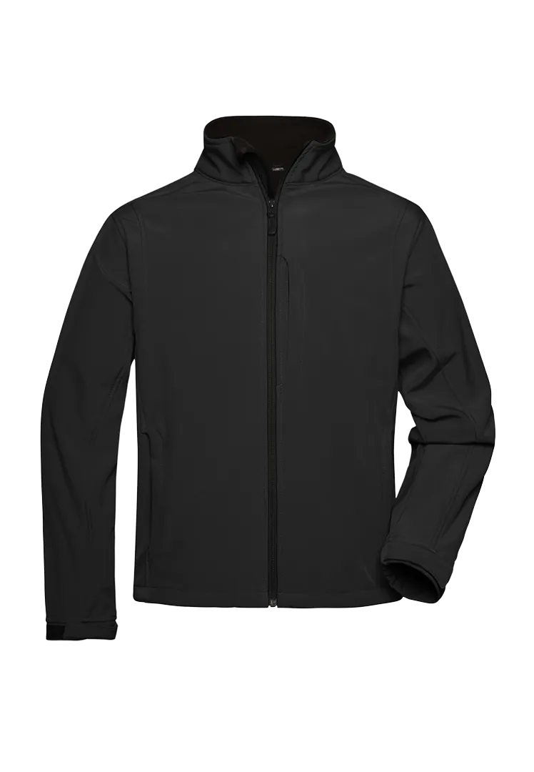 Softshelljacke Herren - schwarz