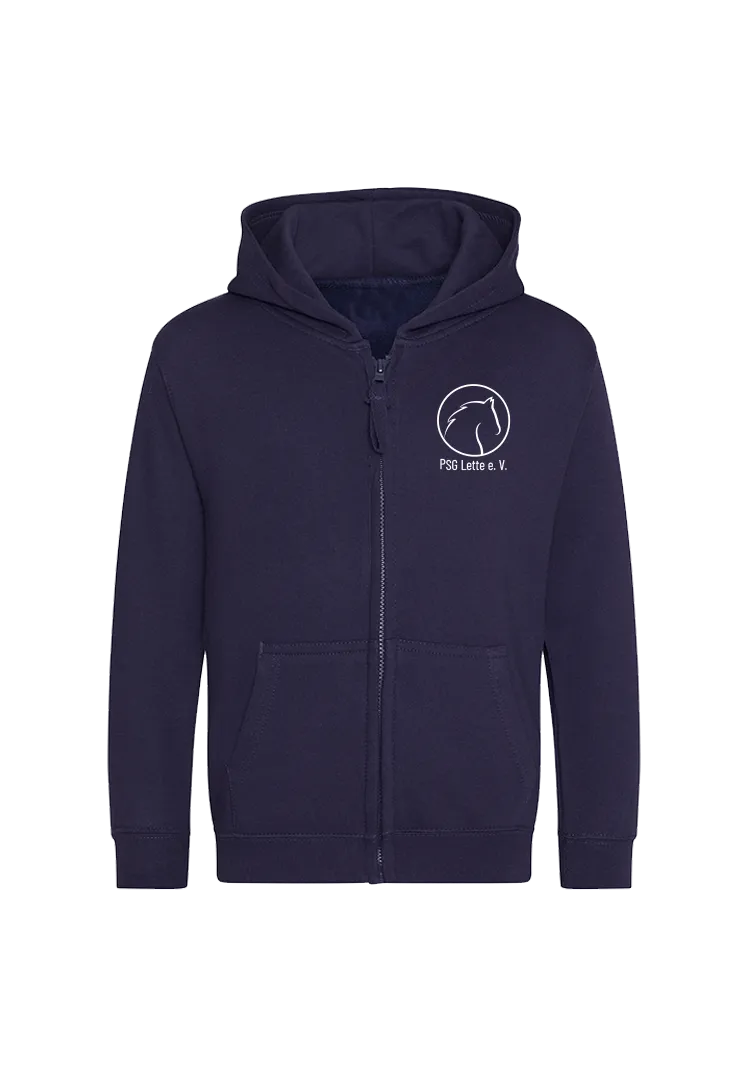 Zip-Hoodie Kinder - navy