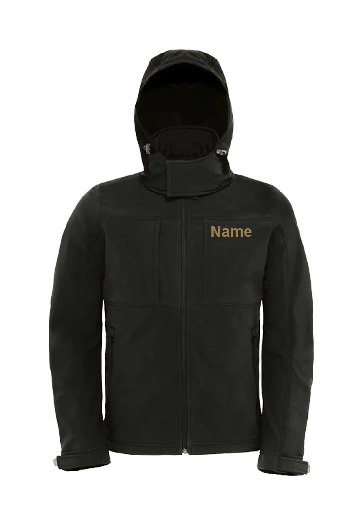 Softshelljacke Herren - schwarz