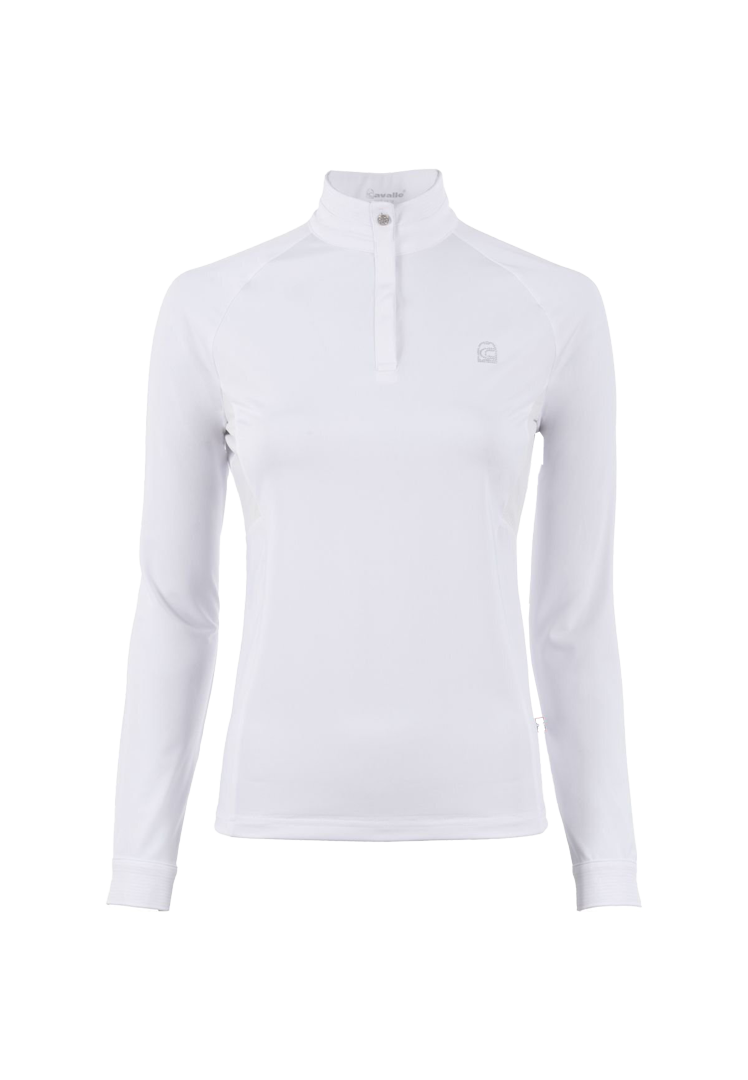 Trainingsshirt Caval UV-Protection Halfzip Shirt - white