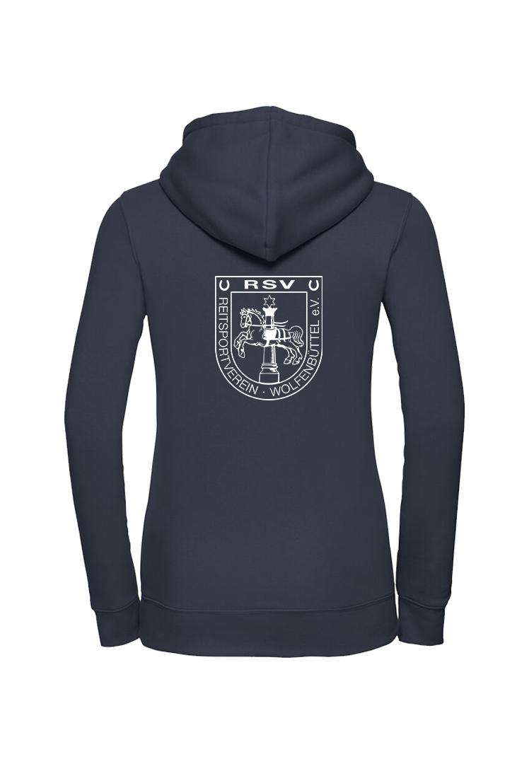 Zip-Hoodie Damen - navy